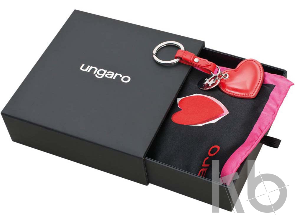 Подарочный набор: брелок «Сердце», платок шелковый