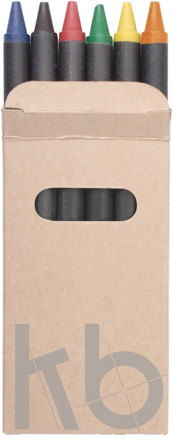 set of 6 crayons