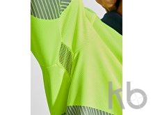 Рубашка поло со светоотражающими полосами «Vega» с длинным рукавом, мужская