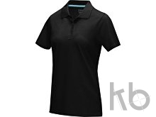 Рубашка поло «Graphite» из натуральных материалов, женская