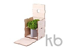 Кашпо бетонное со мхом «Гама»