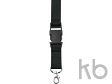 Polyester (300D) lanyard and key holder