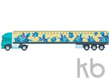30 cm ruler, truck