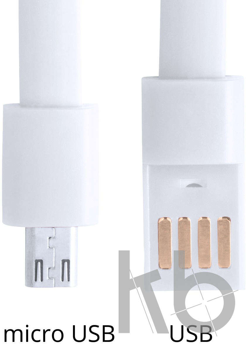 Браслет с зарядным кабелем micro USB 