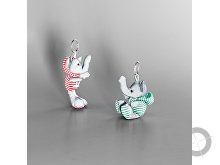 DUENA. Брелок с мягкой игрушкой