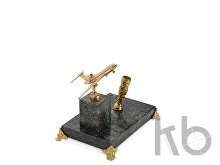 Настольный прибор «Самолет» с держателем для ручки