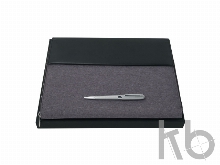 Подарочный набор: ручка шариковая, папка для конференций А4