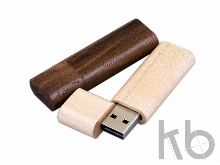 USB 3.0- флешка на 32 Гб эргономичной прямоугольной формы с округленными краями