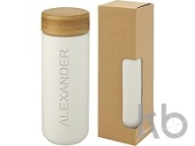 Керамическая кружка «Lumi» с бамбуковой крышкой