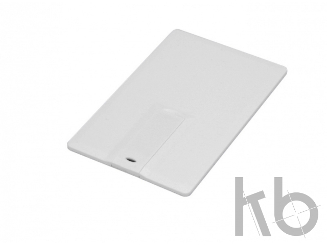 USB 2.0- флешка на 32 Гб в виде пластиковой карты с откидным механизмом