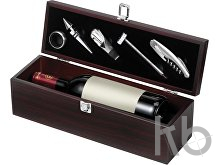 Wooden wine gift set