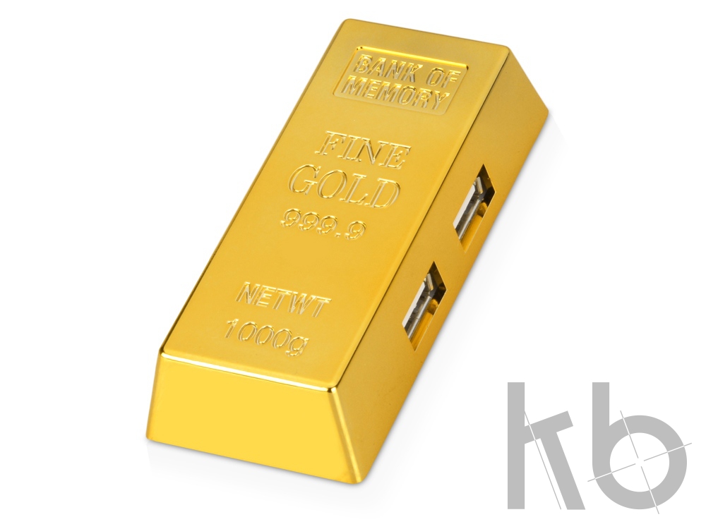 USB Hub «Слиток золота» на 4 порта
