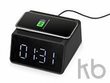 Беспроводная колонка с часами и функцией беспроводной зарядки «Sentry»