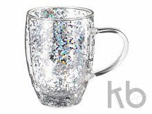 Кружка с двойными стенками с блестками «Festival»
