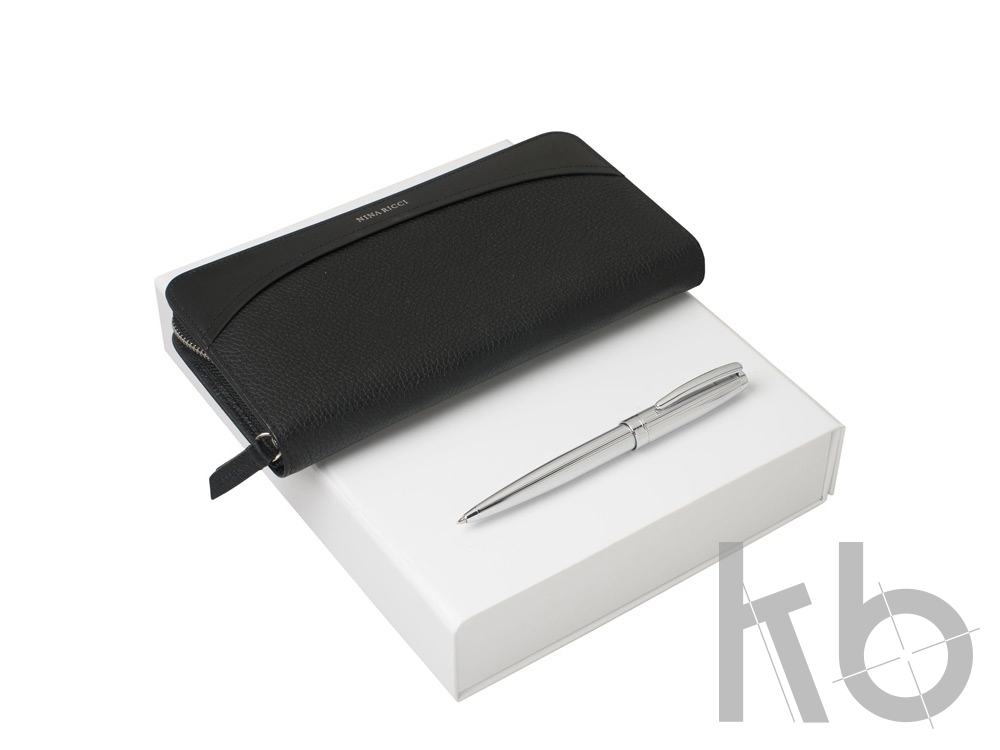 Подарочный набор Embrun: дорожный кошелек, ручка шариковая