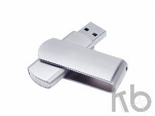USB 2.0- флешка на 16 Гб матовая поворотная