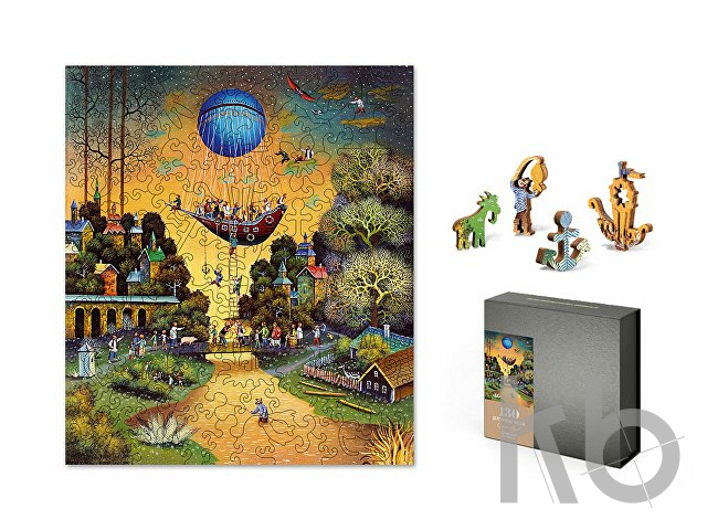 Деревянный пазл «Летучий фрегат», 130 деталей