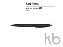 Ручка металлическая шариковая «San Remo», софт тач