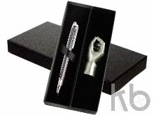 Набор: ручка шариковая, подставка