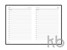 Ежедневник недатированный А6+ «Velvet»