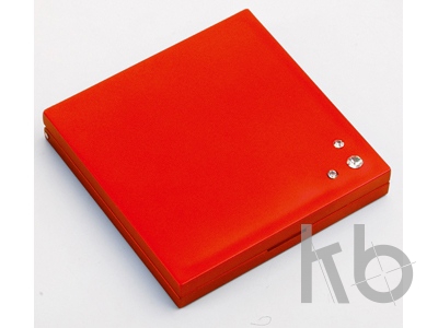 Зеркало складное со стразами