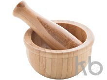 Бамбуковая ступка и пестик.