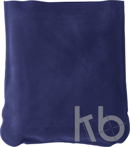 Velour travel cushion