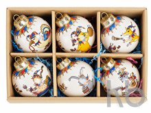 Набор новогодних шаров «Зимние узоры»