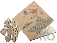 Christmas card, snowflake