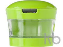Plastic with stainless steel garlic cutter