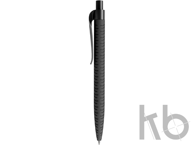 Ручка пластиковая шариковая Prodir QS 03 PRP с рисунком «протектор шины» софт-тач PRP