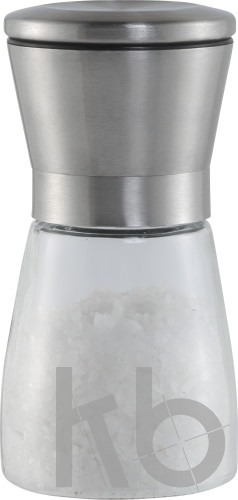 Stainless steel salt and pepper mill