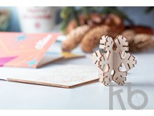 Christmas card, snowflake