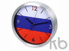 Часы настенные «Российский флаг»