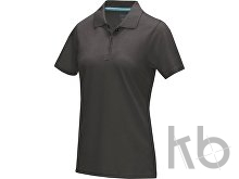 Рубашка поло «Graphite» из натуральных материалов, женская