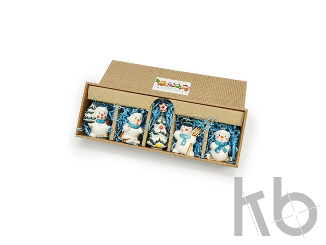 Набор новогодних игрушек