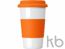 Кружка «Нью-Йорк»  с силиконовой крышкой и манжетой