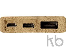 Внешний аккумулятор из бамбука «Bamboo», 5000 mAh
