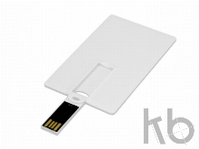 USB 2.0- флешка на 16 Гб в виде пластиковой карты с откидным механизмом
