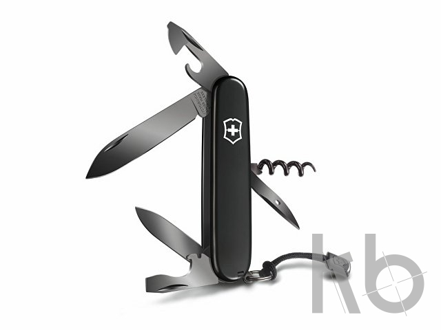 Нож перочинный «Spartan Onyx Black», 91 мм, 12 функций