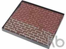 Шарф «Кирпичная кладка»