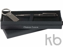 Подарочный набор Rhombe: USB-флешка на 16 Гб, ручка шариковая