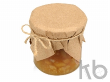 Варенье из кабачка с корнем имбиря и лимоном в подарочной обертке