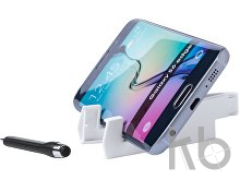 Подставка для мобильного с ручкой-стилусом и очистителем для экрана