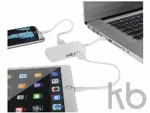 USB Hub «Grid» с двойными кабелями