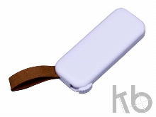 USB 3.0- флешка промо на 128 Гб прямоугольной формы, выдвижной механизм