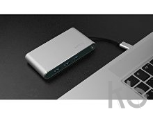 Разветвитель для компьютера 8-в-1  Type-C «Hermes»