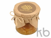 Варенье из кабачка с корнем имбиря и лимоном в подарочной обертке