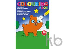 Cardboard colouring book