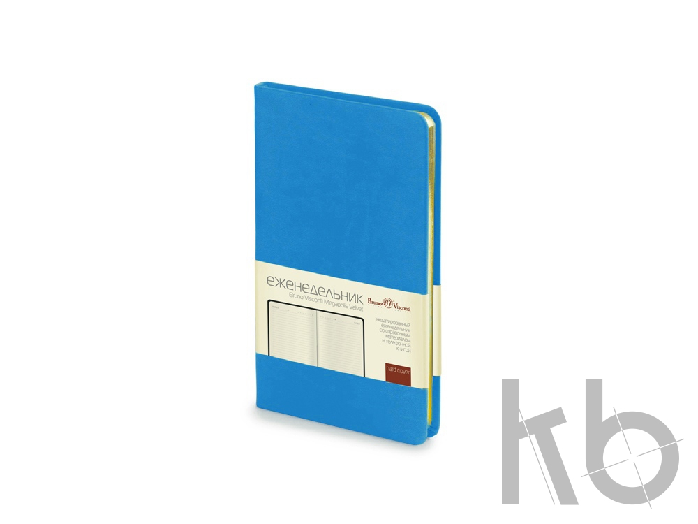 Еженедельник недатированный А6 «Megapolis Velvet»